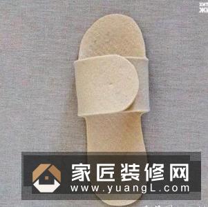 简单的居家布拖鞋DIY教程,再钉上个扣子就可以制作完成!